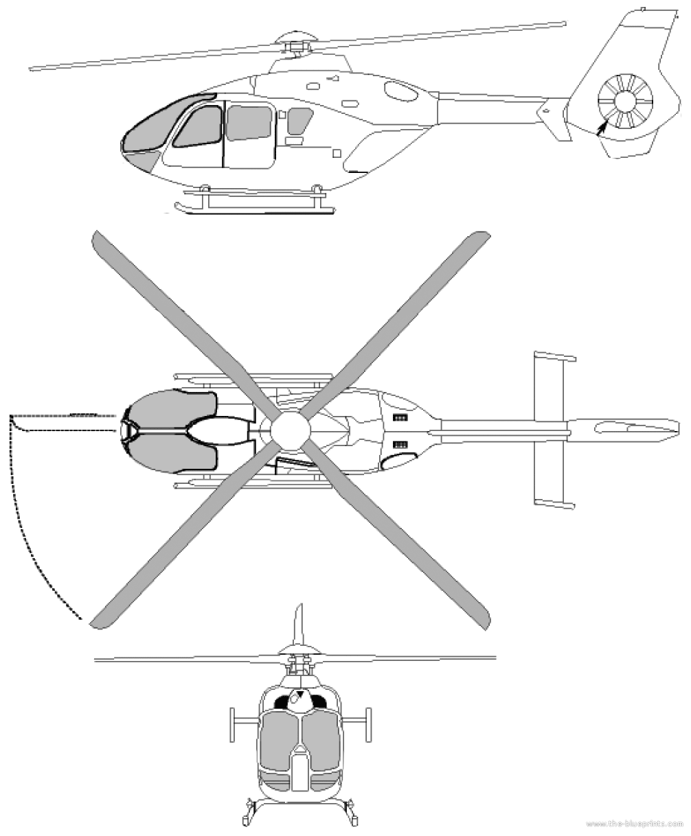 Eurocopter EC135 helicopter